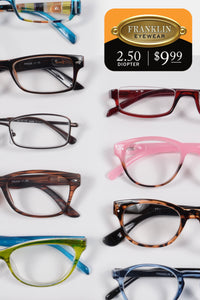 2.50 Strength Assorted Reading Glasses